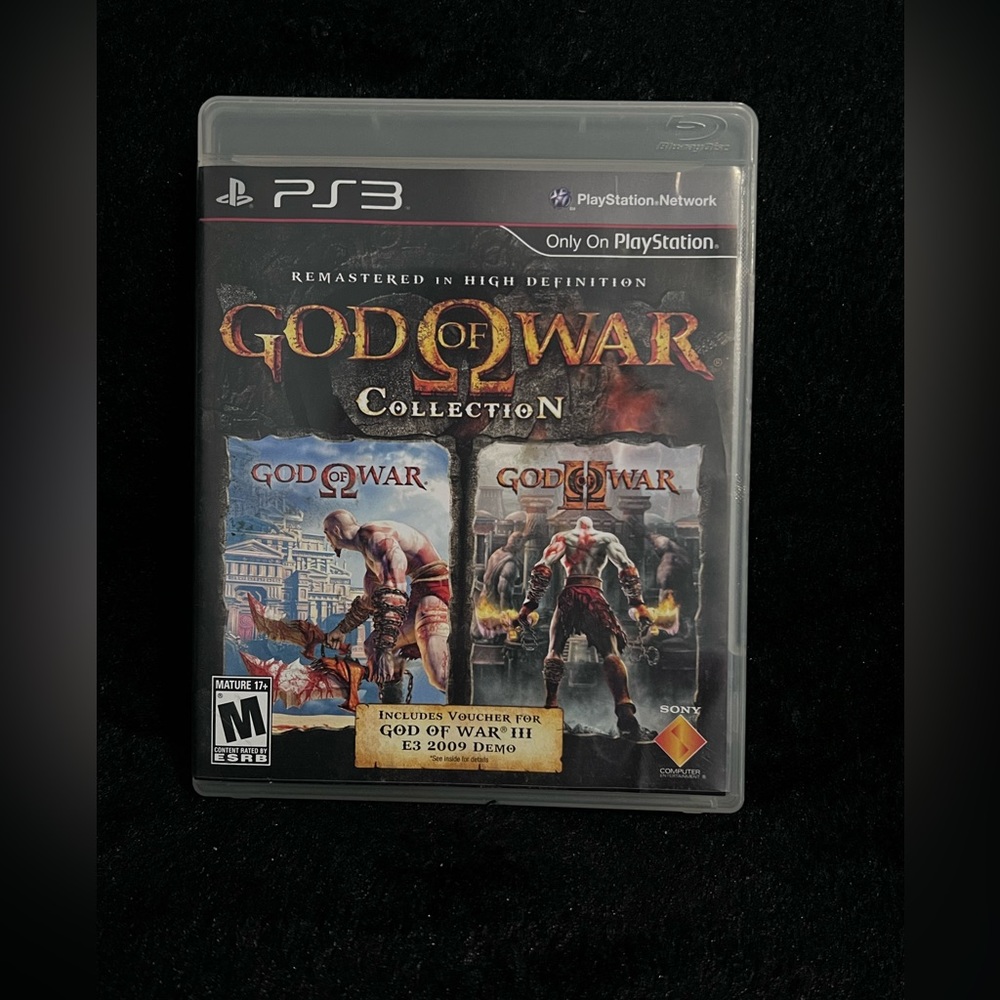 God of War Collection (PlayStation 3 PS3) Complete w/ Manual CIB Black Label
